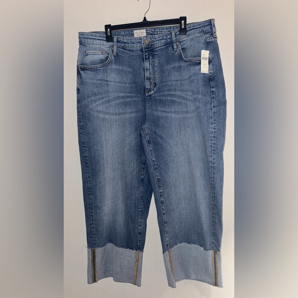 NWT Pilcro The Scotty Cuffed High-rise Straight Leg jeans - Picture 6 of 7